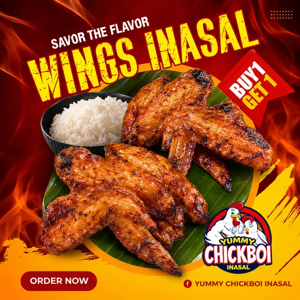 Yummy Chickboi wings inasal