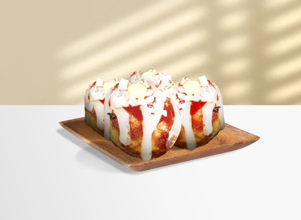 Yummy Takoyaki Delight crabits with cheese