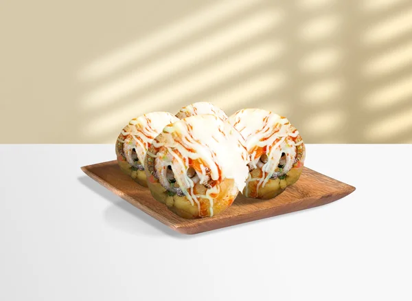 Yummy Takoyaki Delight octobits with cheese