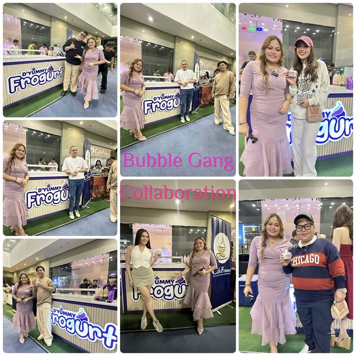 D'Yummy Frogurt collaboration documented with Bubble Gang
