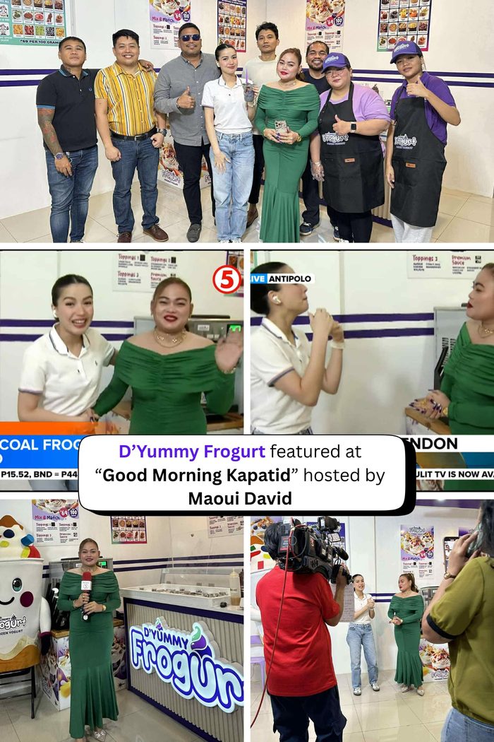 D'Yummy Frogurt appearance on Good Morning Kapatid