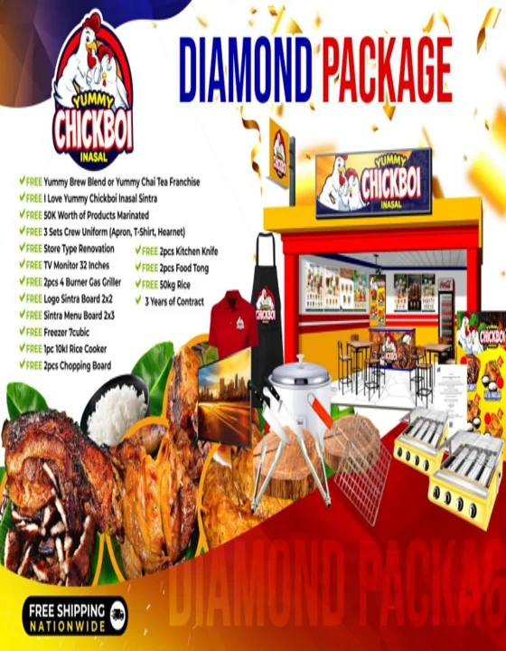Yummy Chickboi Inasal Diamond store package