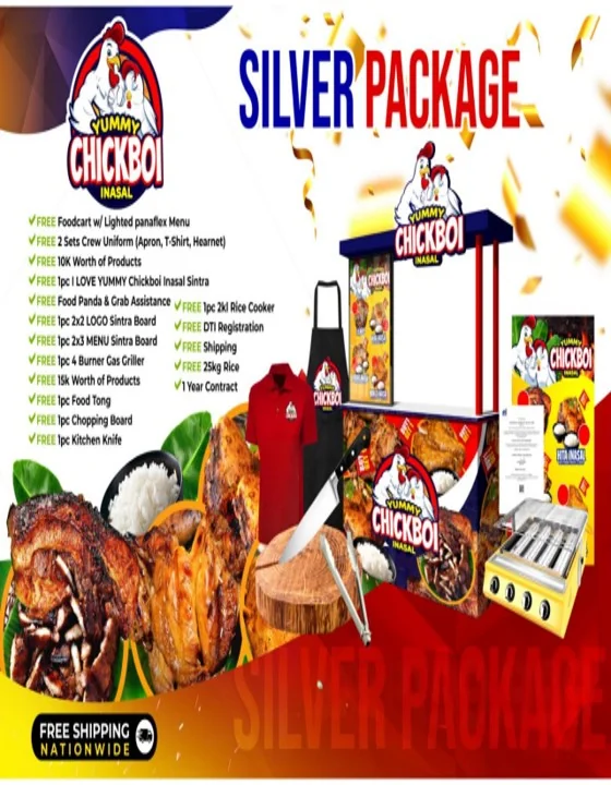 Yummy Chickboi Inasal Silver cart package