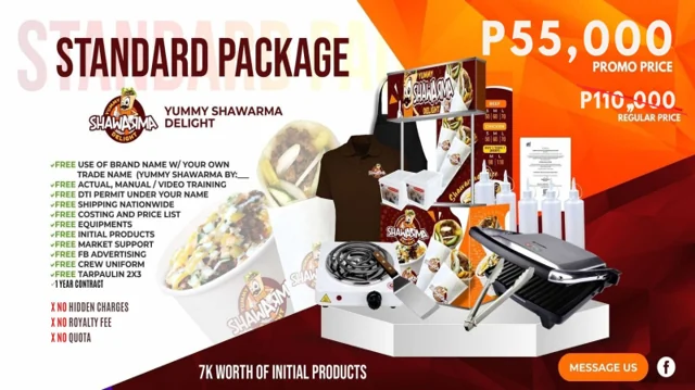 Yummy Shawarma Delight standard food cart package