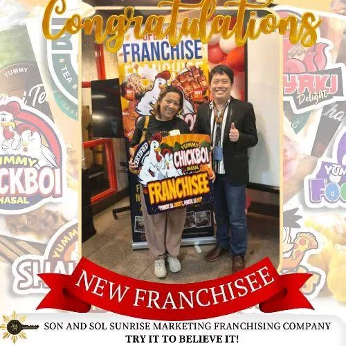 New Son & Sol franchisee at a contract turnover